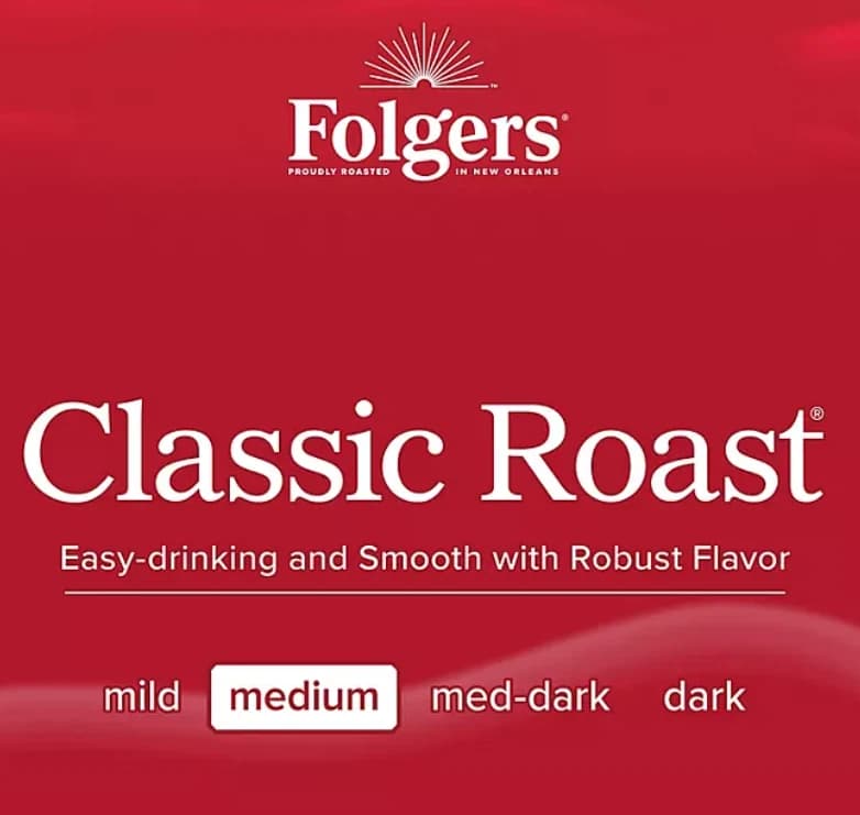Folgers Classic Medium Roast K-Cup Coffee Pods, 100 ct. - Image 3