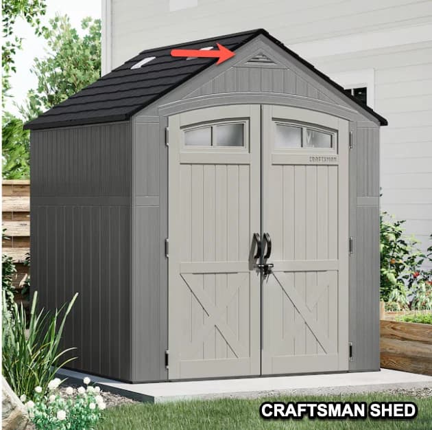 Suncast/Craftsman Shed Accessories - Vent Screen Cover - Image 3