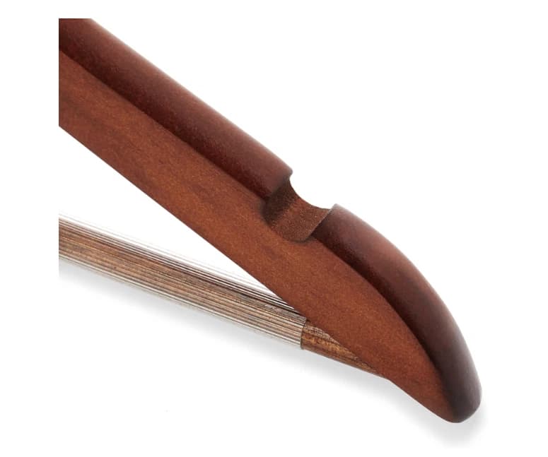 40 Walnut Wooden Suit Hangers for Coats Jackets Shirts Skirts - Image 3