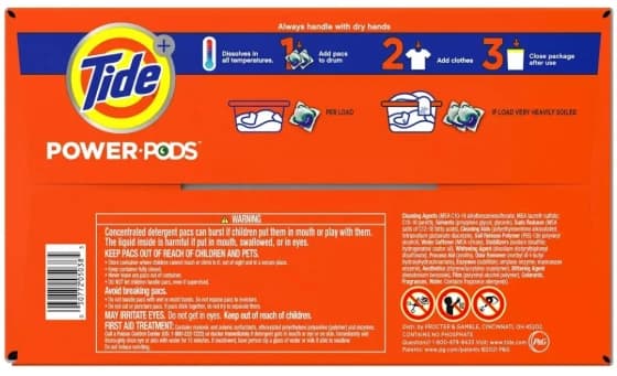 Tide Hygienic Clean Power PODS Laundry Detergent Pacs, Original, 72 Count - Image 2