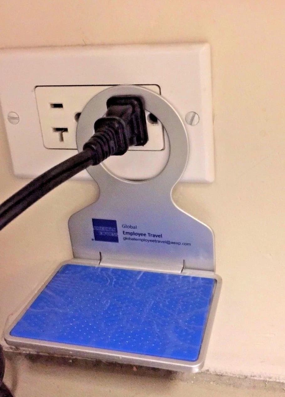 Wall Socket Platform to Hold Electronic Items Being Charged - Image 1
