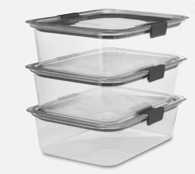 Zonestark BPA-Free 3 Set Food Storage Containers with Lids, 3.2 size. - Image 3